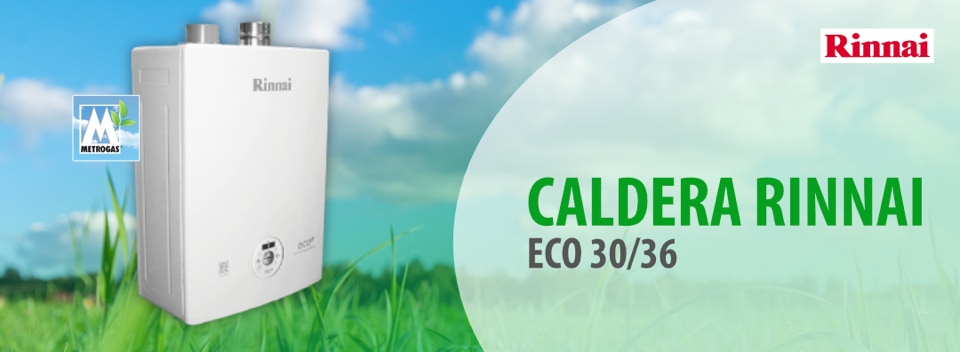 Banner M&P Ingenieria Caldera Rinnai Eco 30/36
