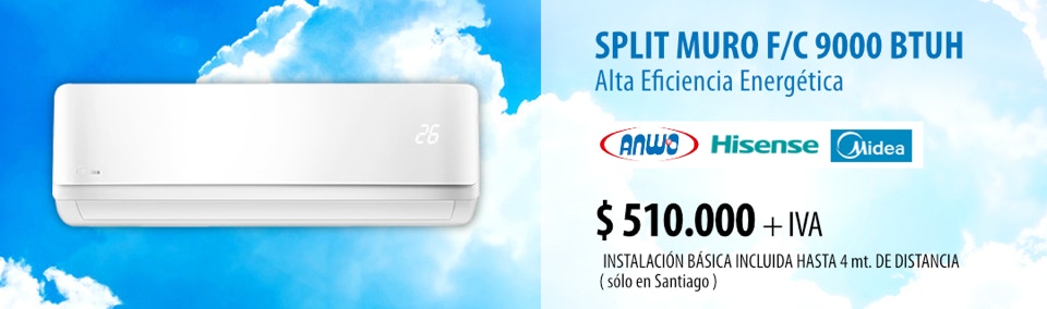 Banner M&P Ingenieria - Equipo AA F/C 9000 BTUH