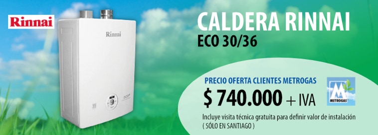 M&P Ingenieria - Caldera Rinnai Eco 25/28